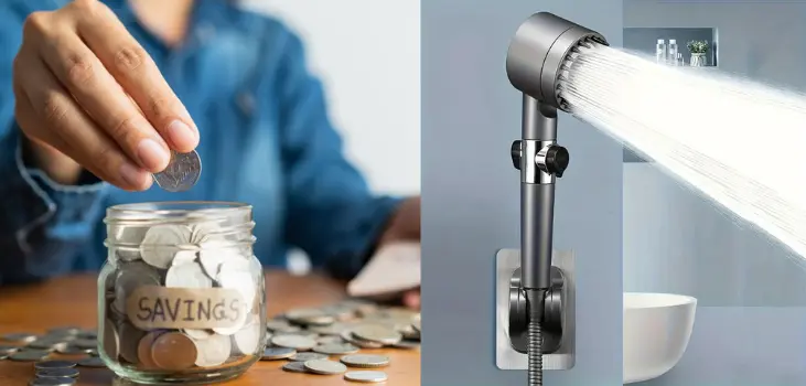 savings with Iondrop showerhead